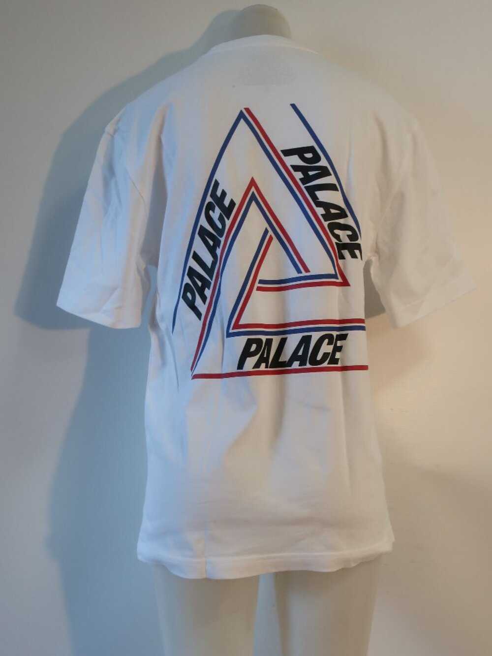 Mens Palace White (Item-66) Basically A Tri-Ferg Skateboard Graphic T-Shirt S